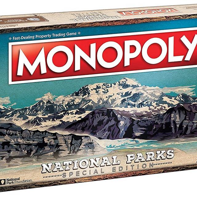 Monopoly National Parks 2020 Edition | Featuring Over 60 National Parks from Across The United States | Iconic Locations Such as Yellowstone, Yosemite, Grand Canyon, and More | Licensed Monopoly Game