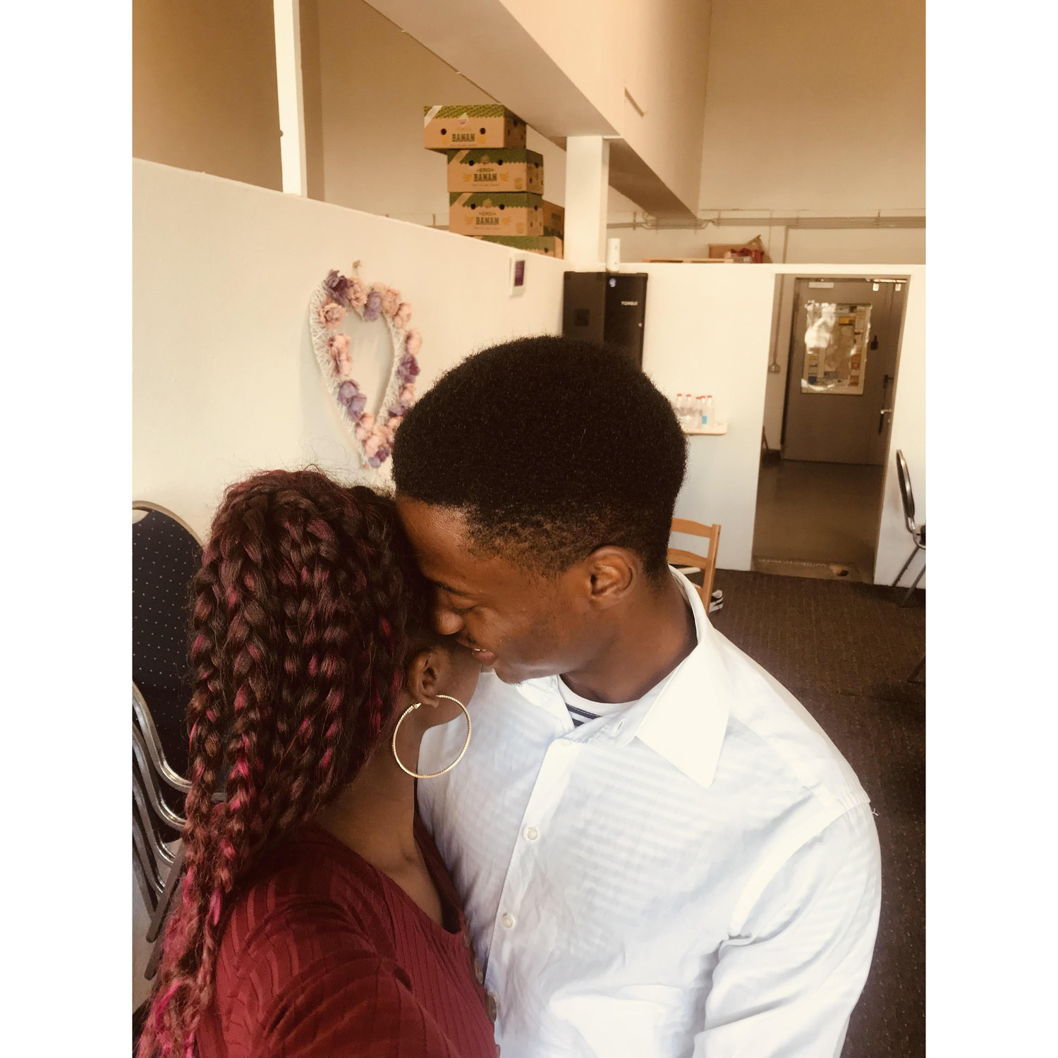Our first day together