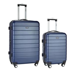 Wrangler Navy Expandable Hardside Rolling Vertical Luggage Set (2-Piece)