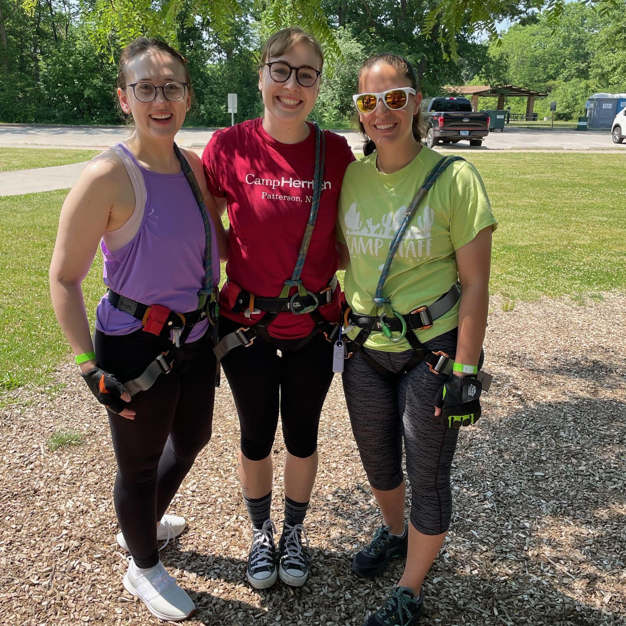 You can’t keep Morgan out of the trees! For Morgan’s birthday this last June, we went to an adventure park with a few friends where we could climb, swing, and zip line our way through the forest.