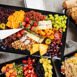 Ridge Rectangular Large Melamine Platter