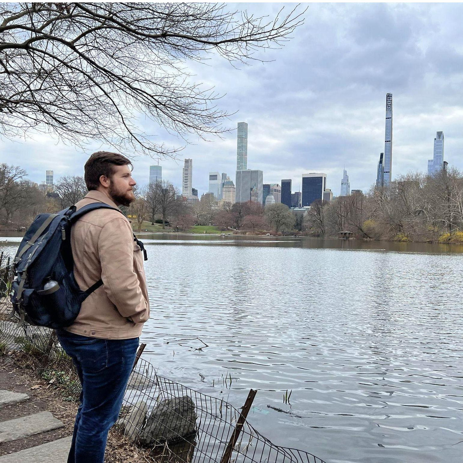 March 2022. Andrea brought Nick to New York for the first time, he loved the coffee but not the cold.