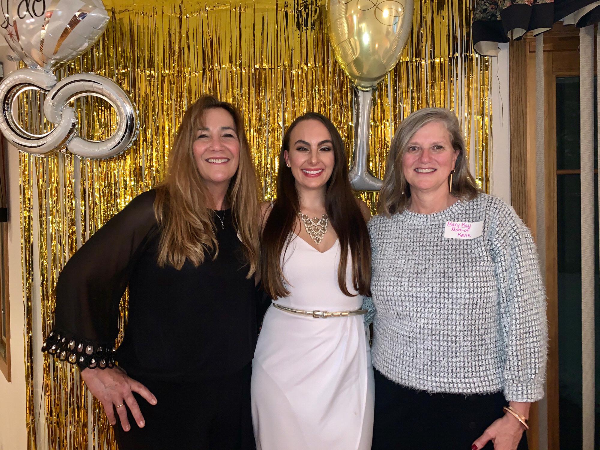 Mother of the bride and mother of the groom at the engagement party. 1.25.20