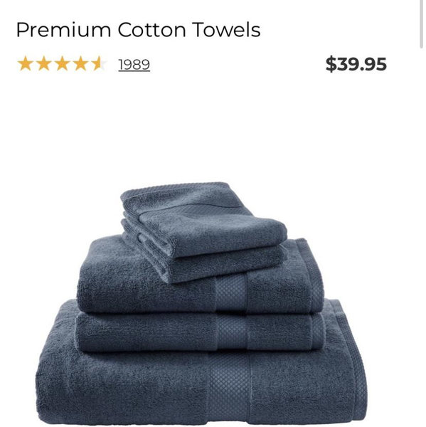 Premium Cotton Towels