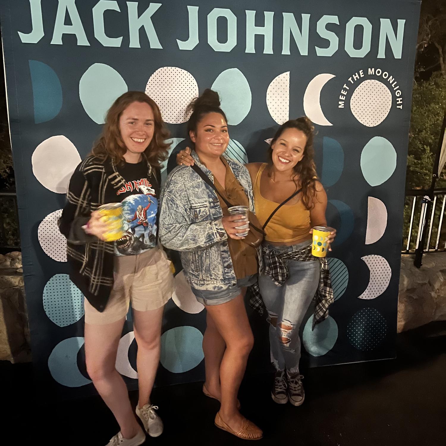 We love Jack! Julia and best friends Andrea and Jess