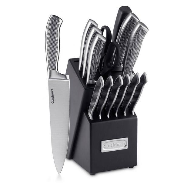 Cuisinart Graphix 15pc Stainless Steel Cutlery Block Set - C77SS-15P