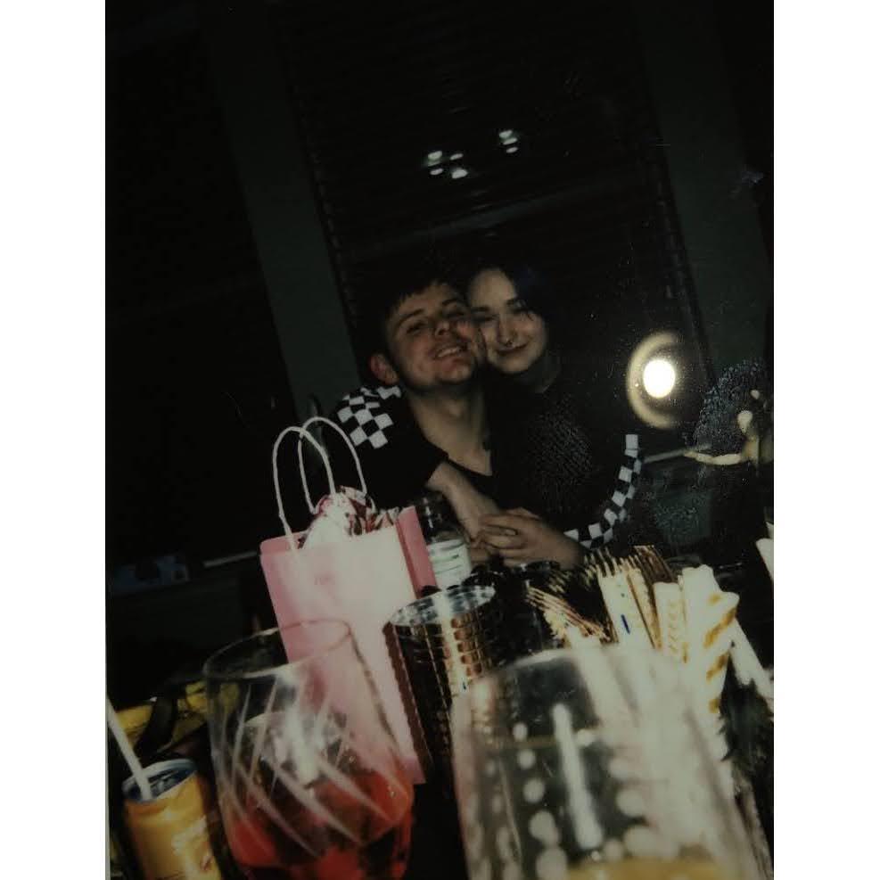 The very first polaroid taken of us! I'm pretty sure by Katie, she always had the polaroid on deck
