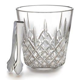 Waterford Lismore Ice Bucket with Tongs