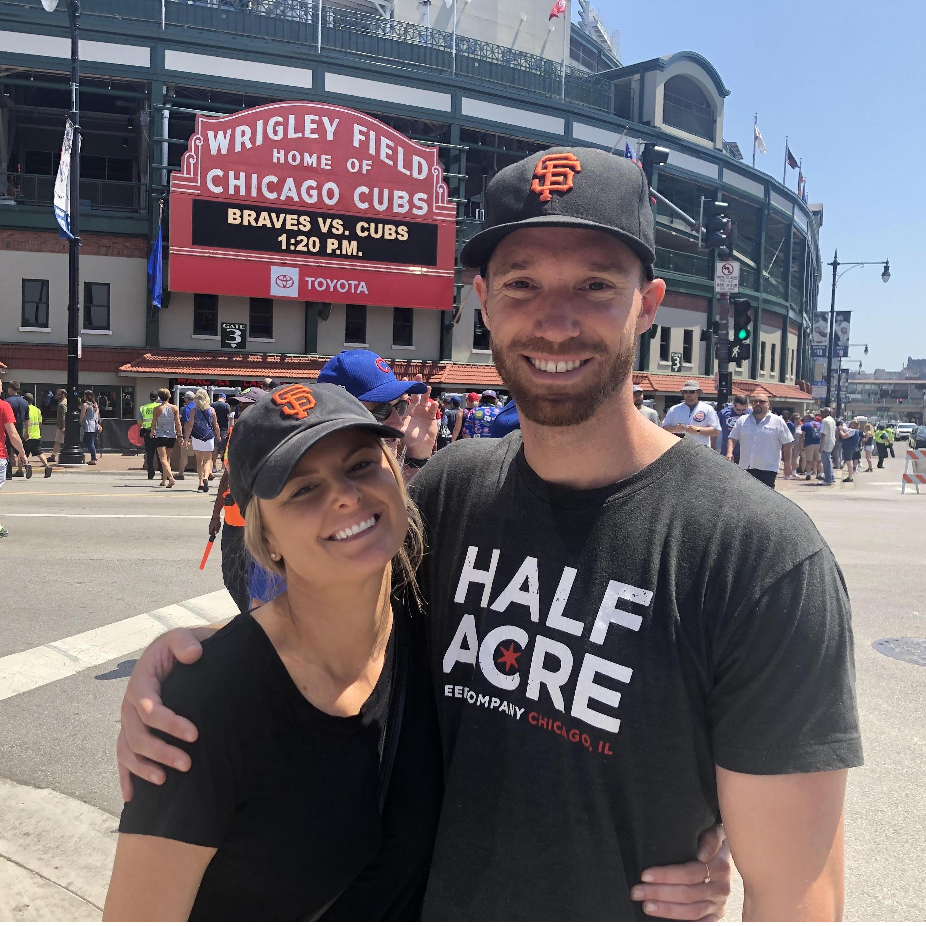 Attending a Cubs game at Wrigley Field in Chicago, IL