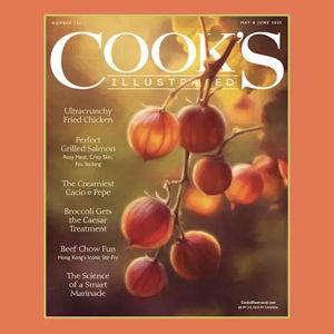 12 Month Cooks Illustrated Subscription: Print & Digital