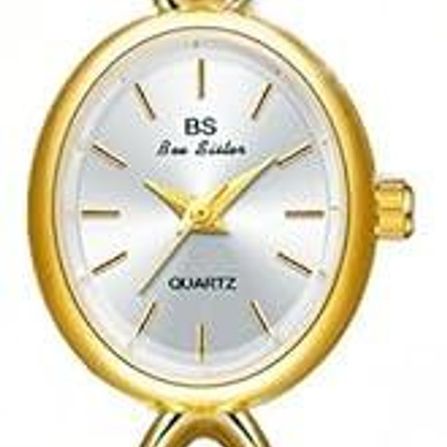 FANMIS Gold Tone Watches for Women with Small Vintage Bracelet Elegant Jade Oval Dial Dress Watch Fashion Quartz Wrist Watch Waterproof Watch