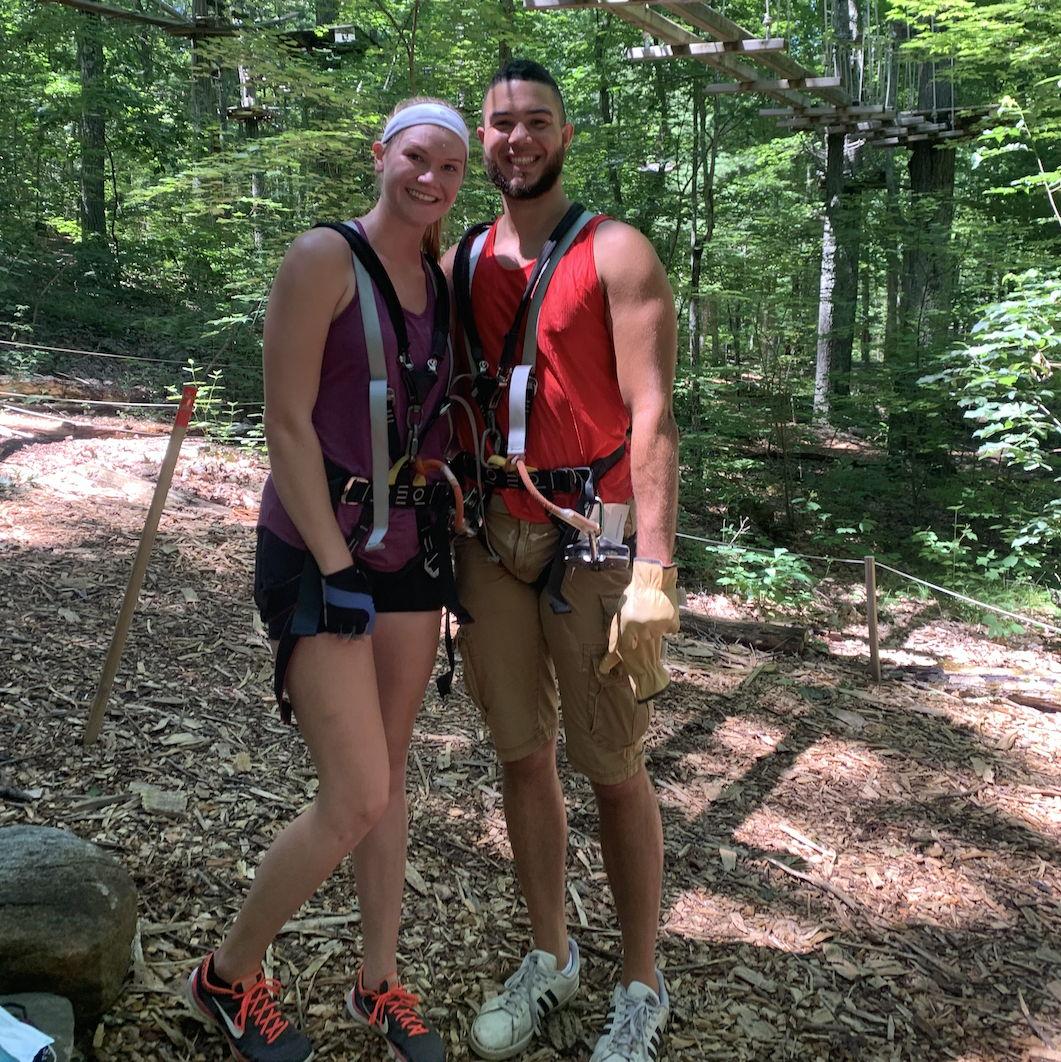 COVID times and outdoor only dates - Storrs, CT 07.2020