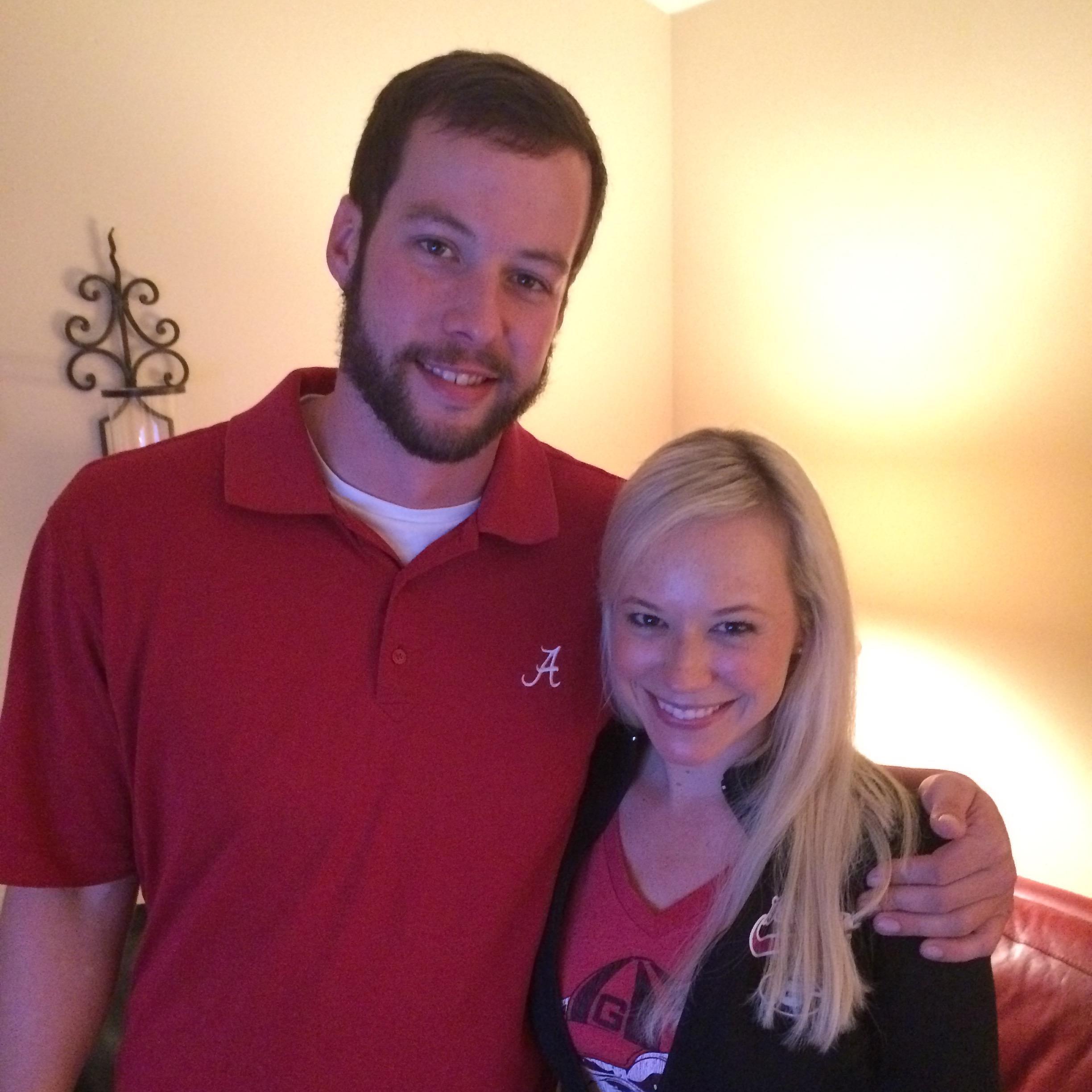Josh's first trip to Athens to watch the GA/Bama game (this was taken before the Dawgs lost haha)