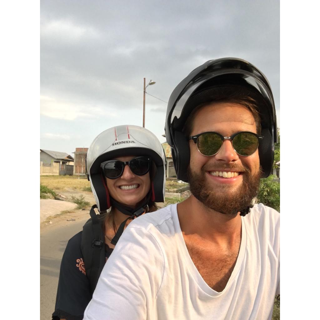 The first scooter ride, 2017. [Bali, Indonesia]