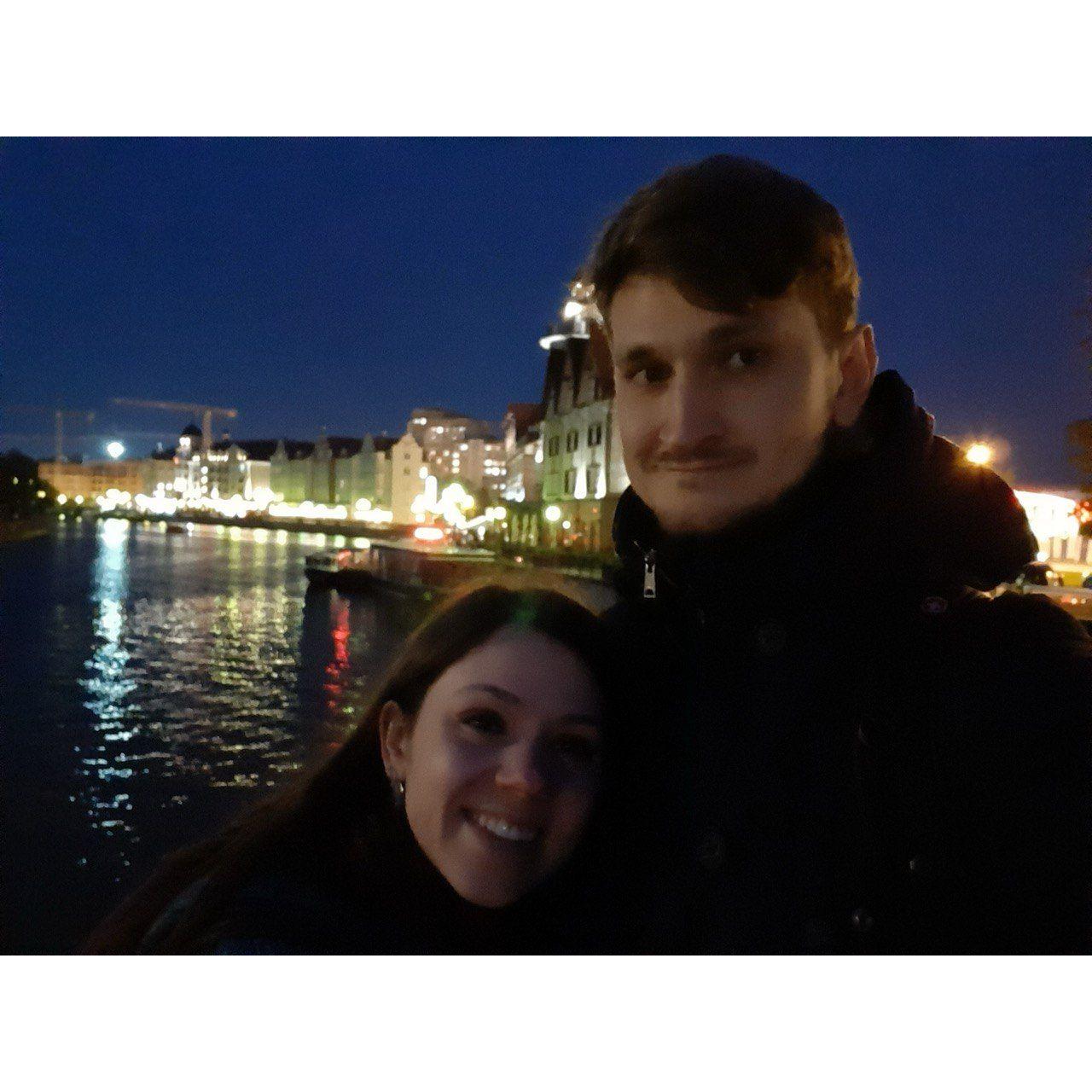 Blair and Nick in Kaliningrad, Russia