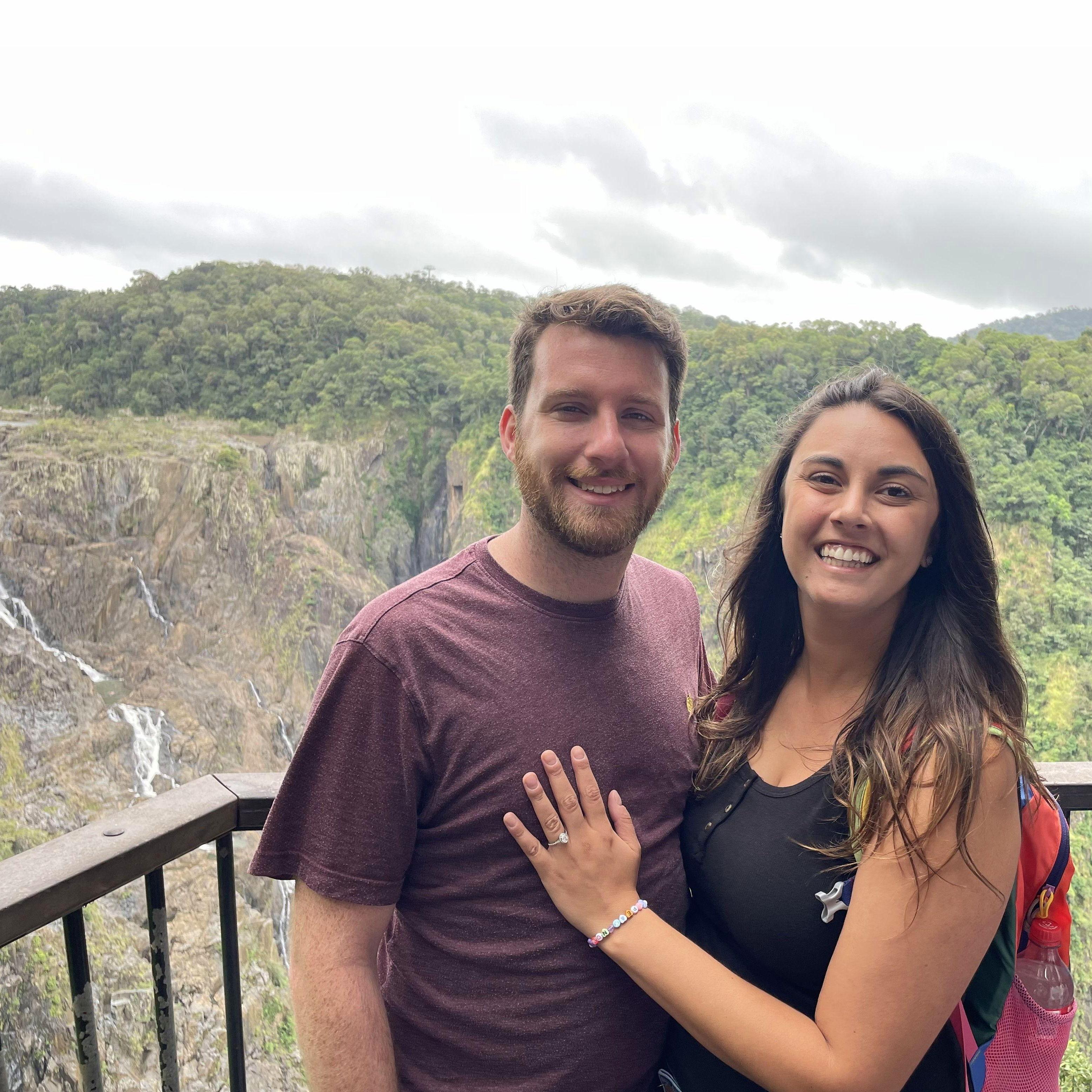 Beautiful mountains along the Kuranda Scenic Railroad trail just north of Cairns, Australia