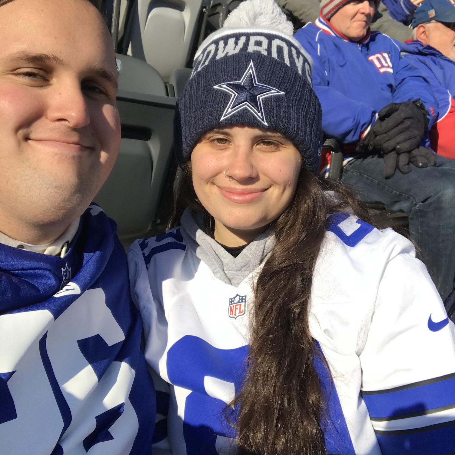 First Giants vs Cowboys game 🏈 - 2018