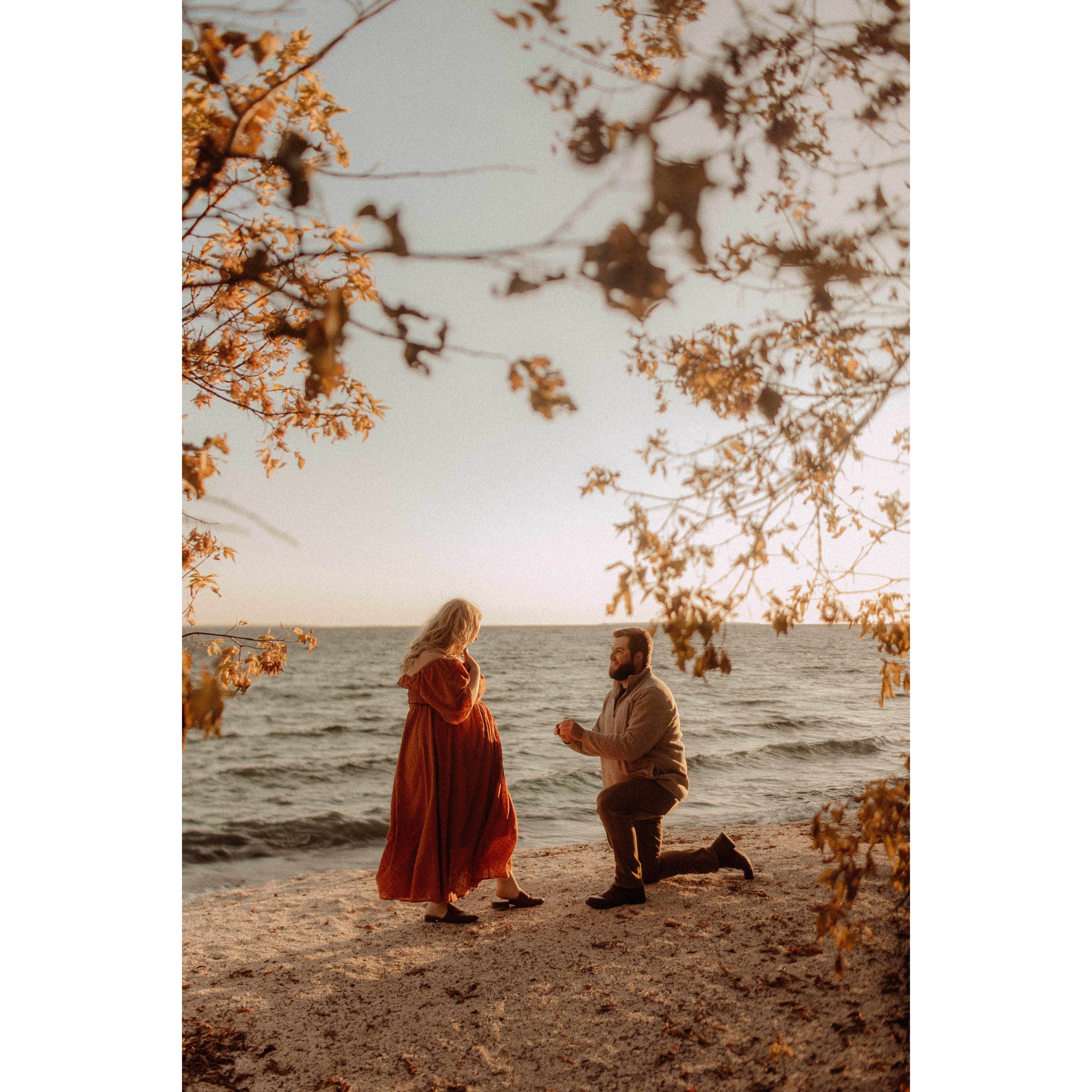 Reenacting the proposal in the same spot <3