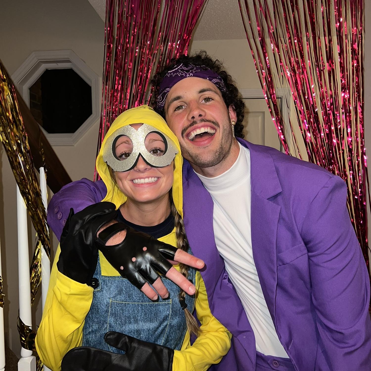 10/14/2023- Photo from Despicable Me party in Tuscaloosa, Alabama. This was with Merrick's college friends and the first time MJ met all of his friends.