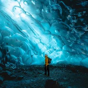 Crystal Blue Ice Cave Tour