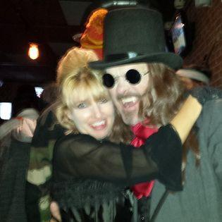 Halloween in Denver as Victorian vampires.