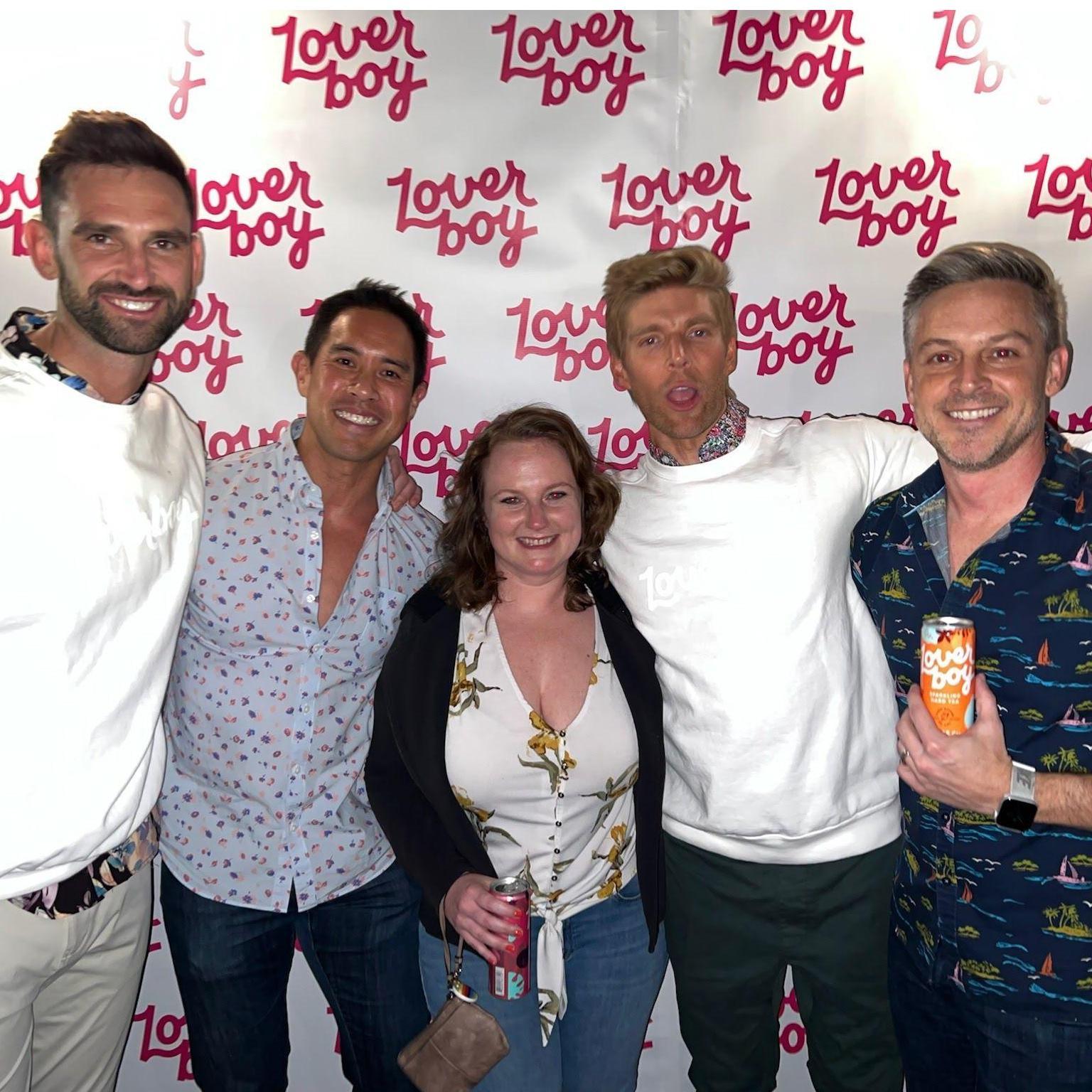 Meeting Carl and Kyle from Summer House at Dudley's Loverboy Event in Shirlington, VA.