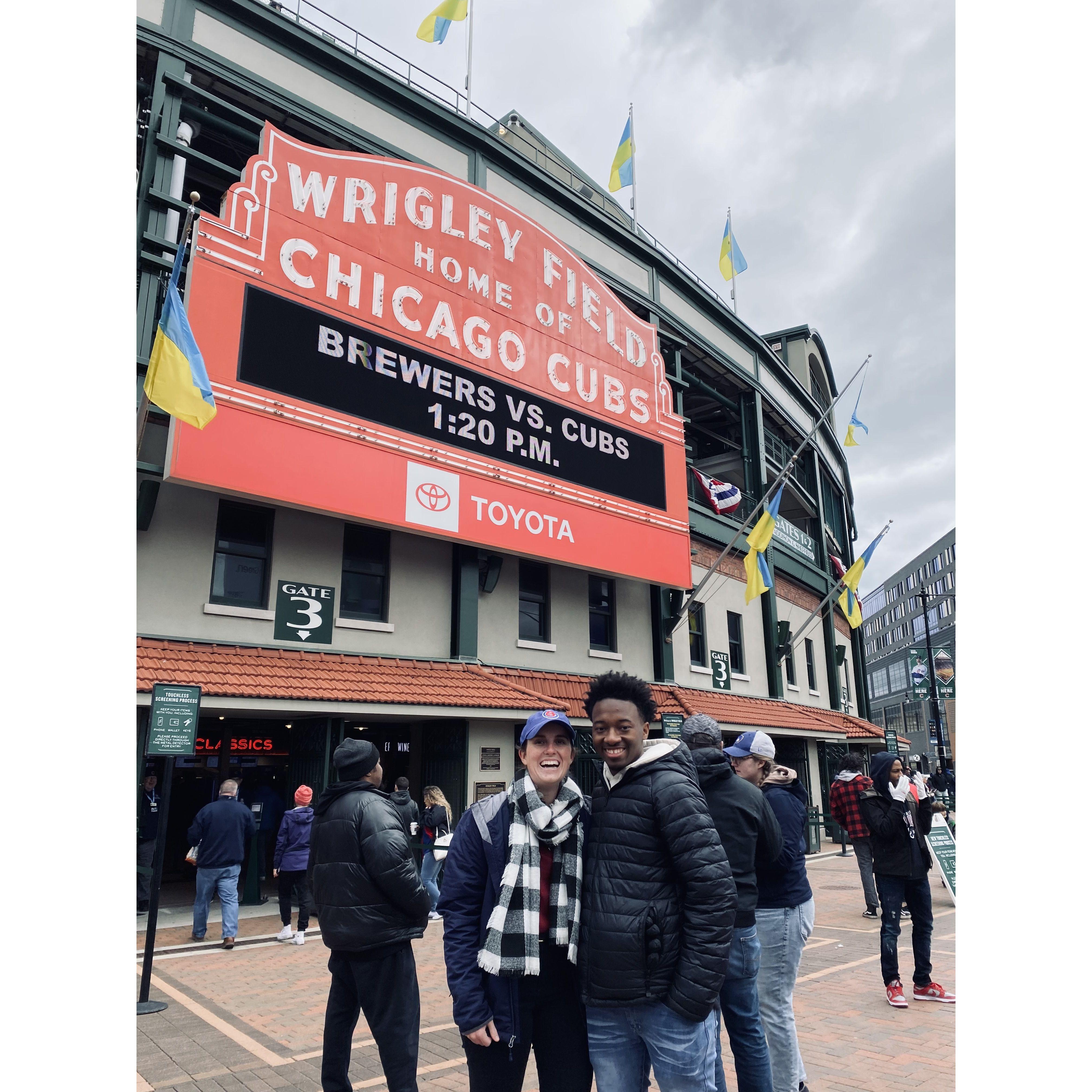 April 2022: DaJour's first time on a plane and first time to Chicago!!