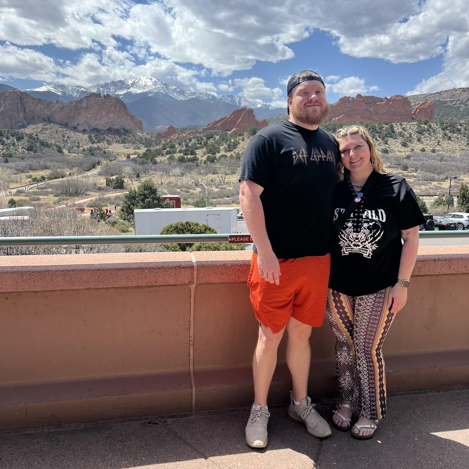 We traded palm trees for snow caps, first trip to Colorado and not our last!