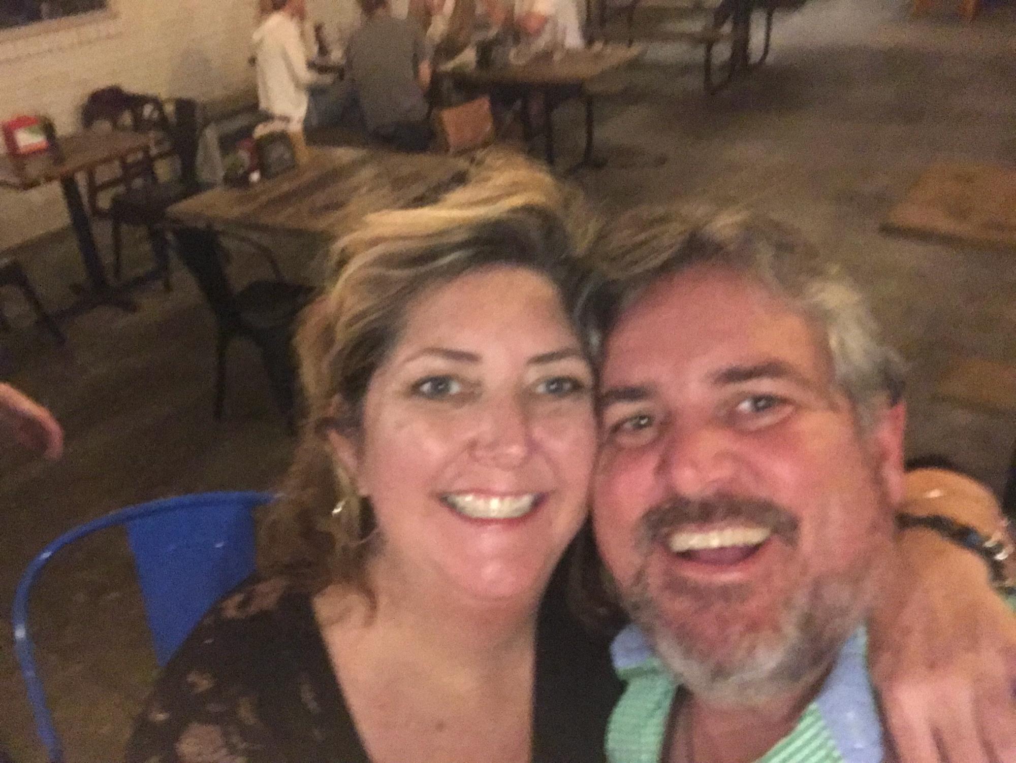 Friday night at Smokes in Mt P.  Enjoying drinks with friends.