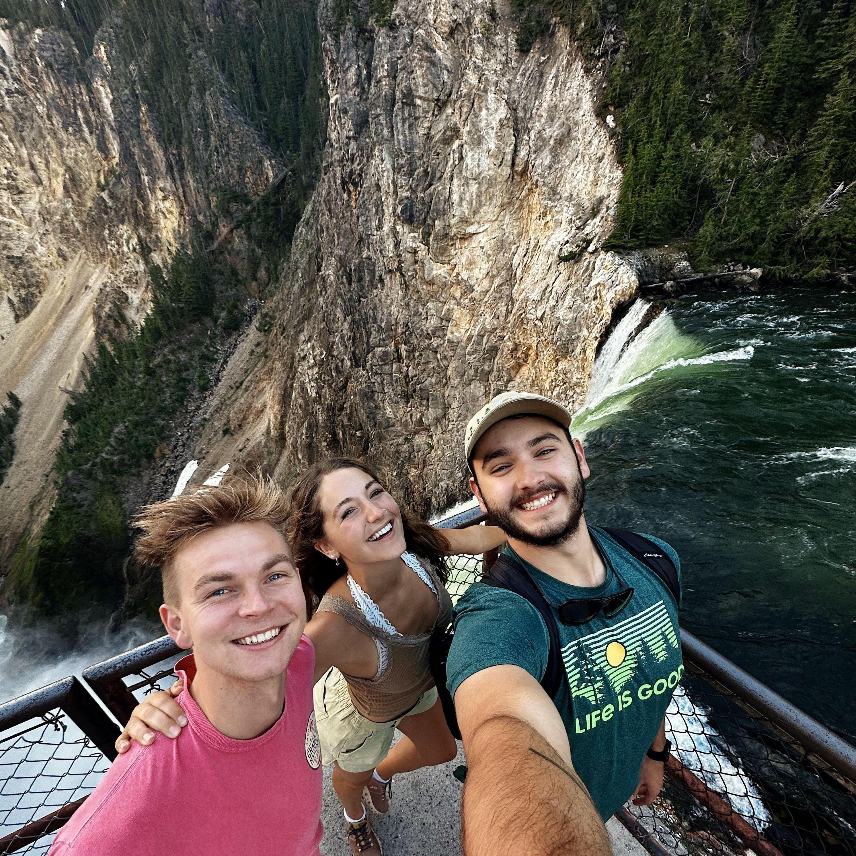 Recreating our 2019 Yellowstone trip; this time with James as an employee there