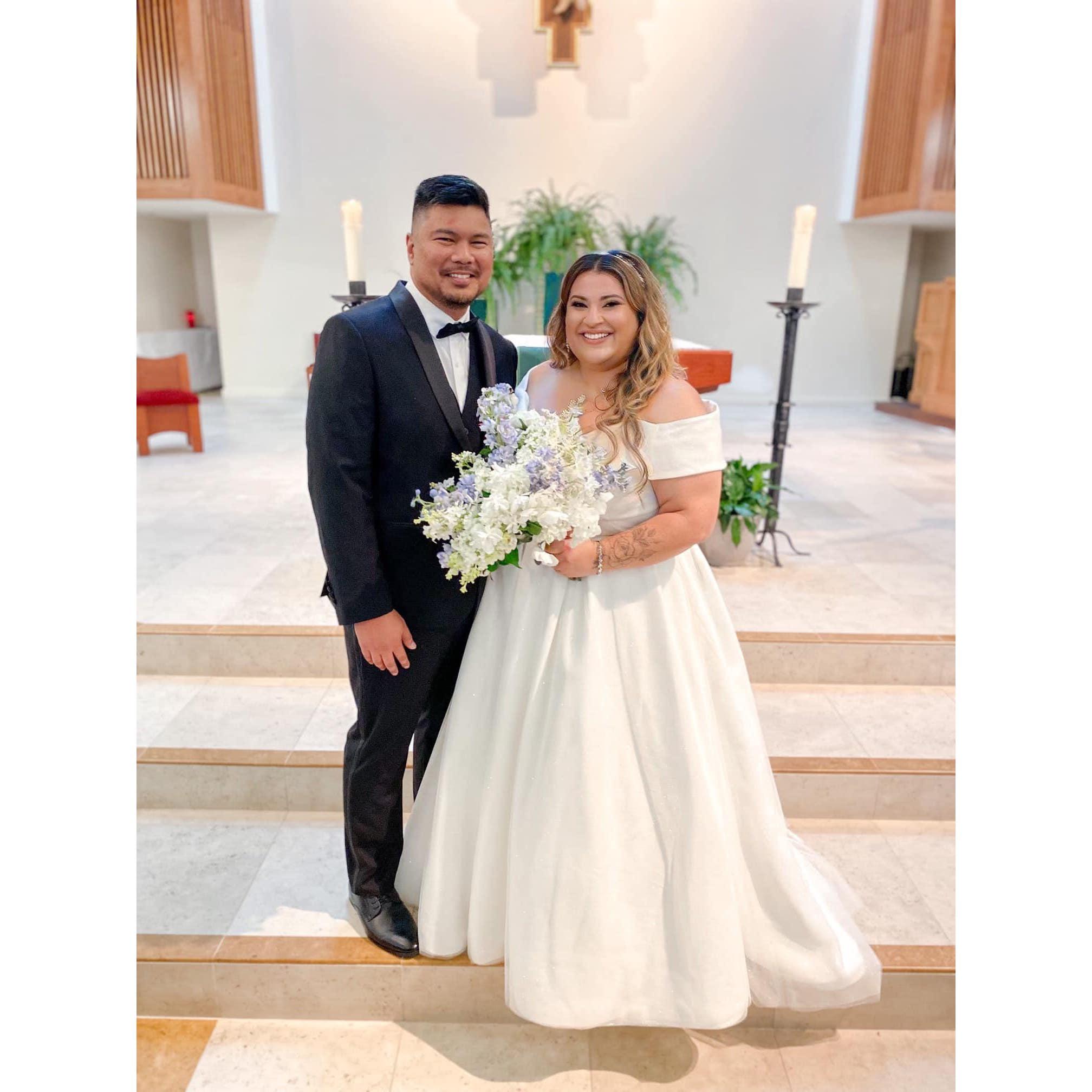 Our church wedding on September 1, 2023 (our 3 year anniversary)