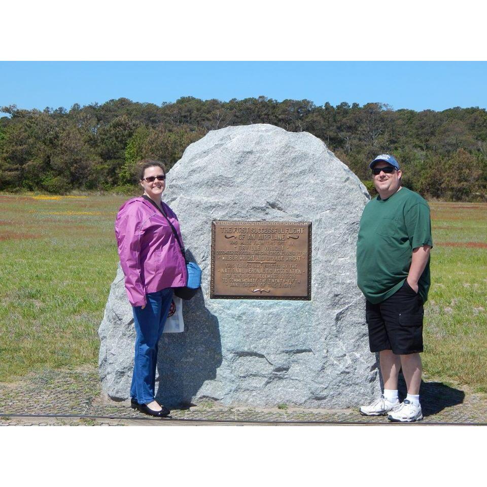Wright Brother's Museum in Kitty Hawk, NC.  The Outer Banks are a site to behold!