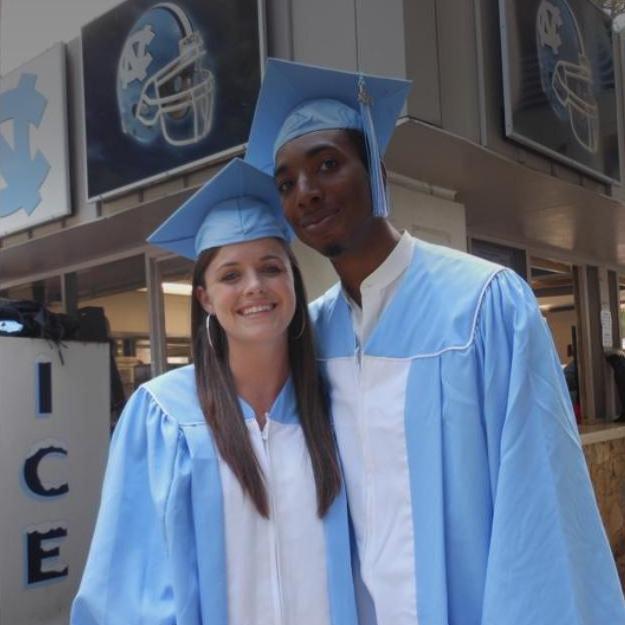 2013. Tarheel born, Tarheel bred, Tarheel wed