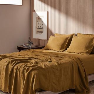 European Flax Linen Fitted Sheet