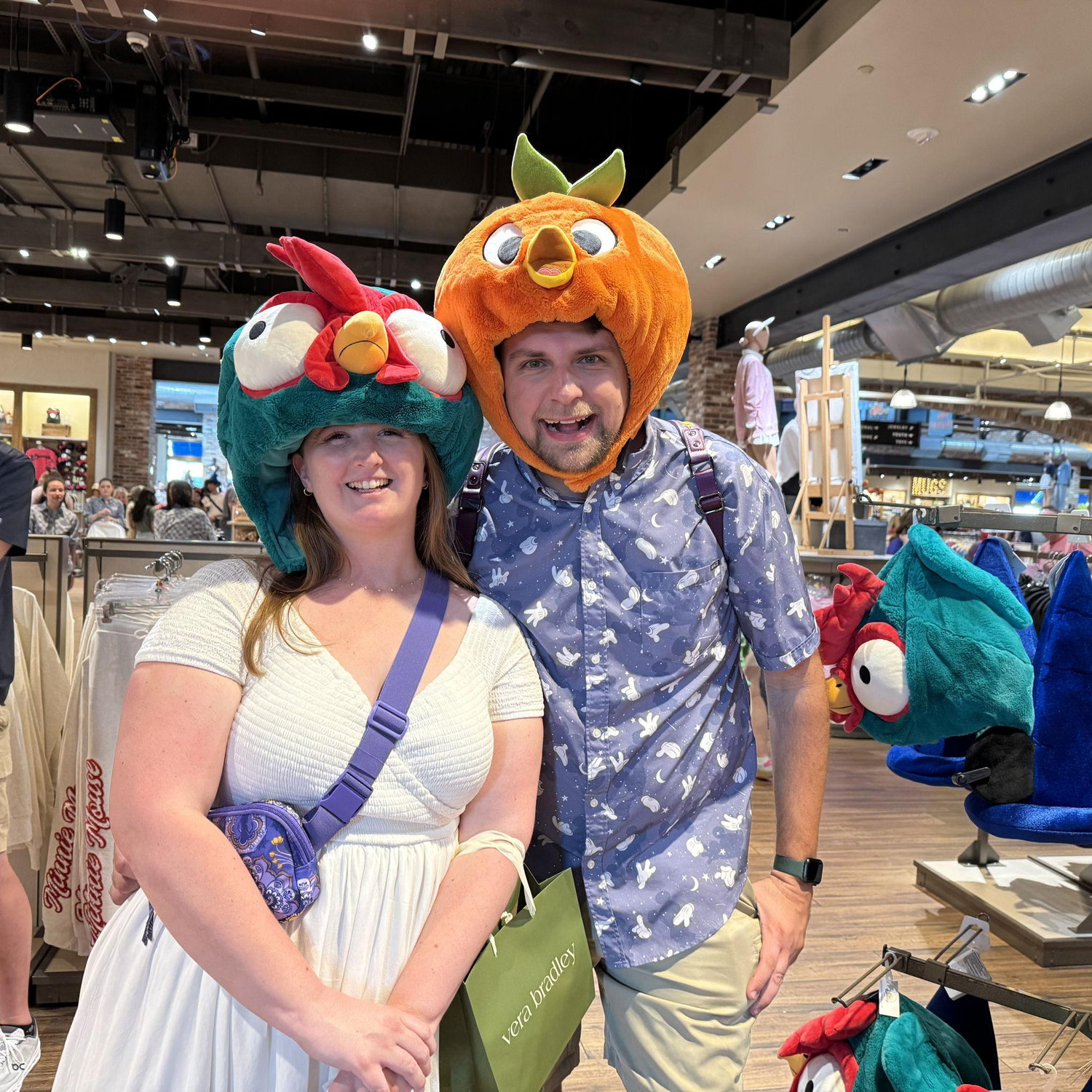 When a cast member says "you two are adorable, let's take a photo", you can't say no!