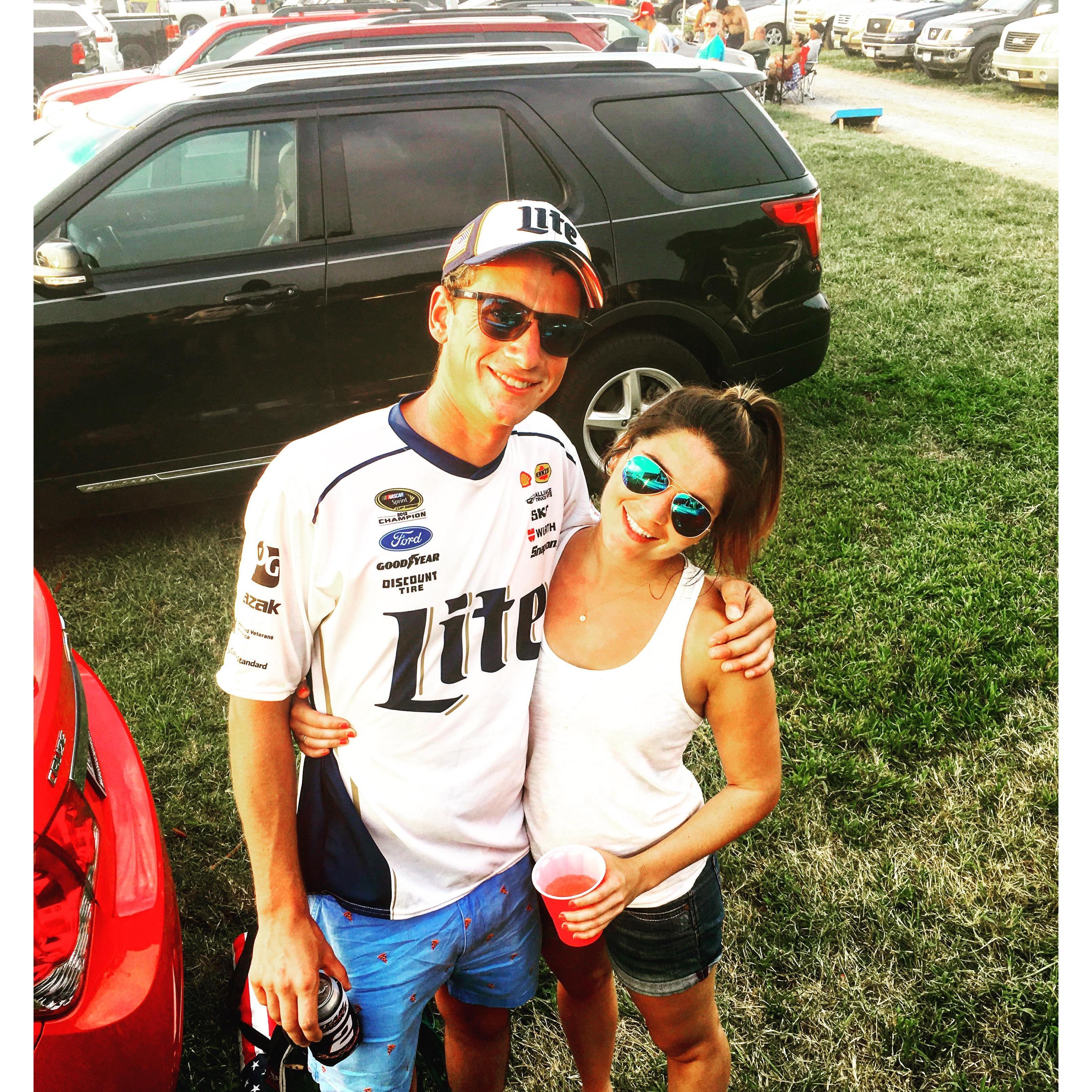 Alex's first NASCAR race