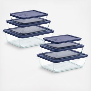 Simply Store® 12-Piece Rectangle Food Storage Set