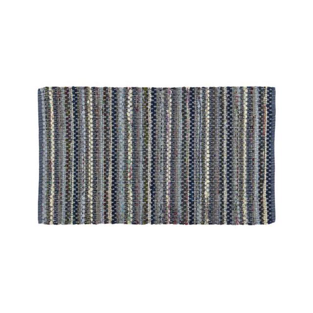 Pinstripe Indigo 30"x50" Rug