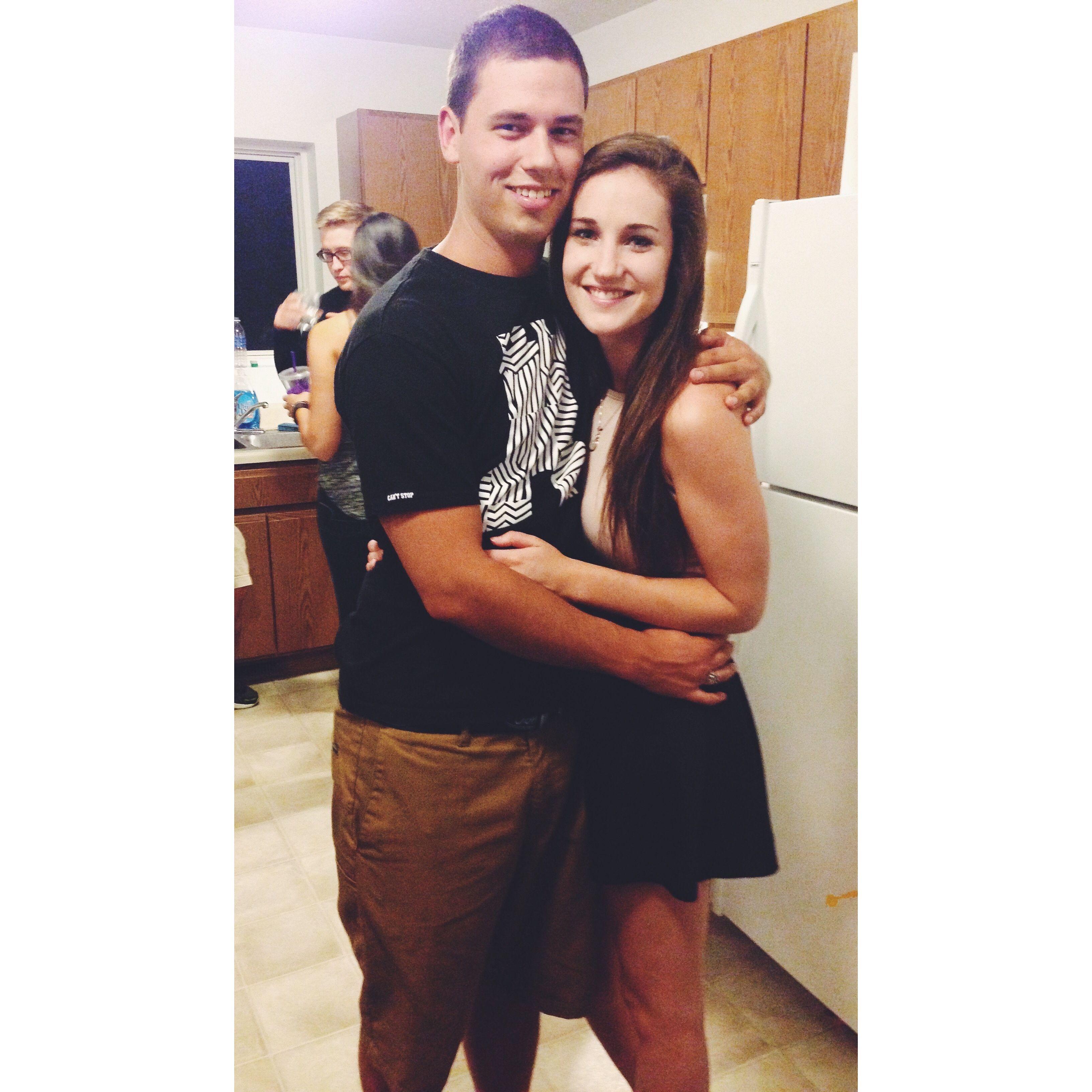 Our first photo together