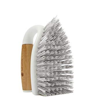 Full Circle Tough Stuff All-Purpose Scrub Brush, White
