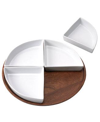 The Cellar Acacia Wood Lazy Susan
