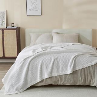 Mikala Cotton Waffle Weave Throw Blanket