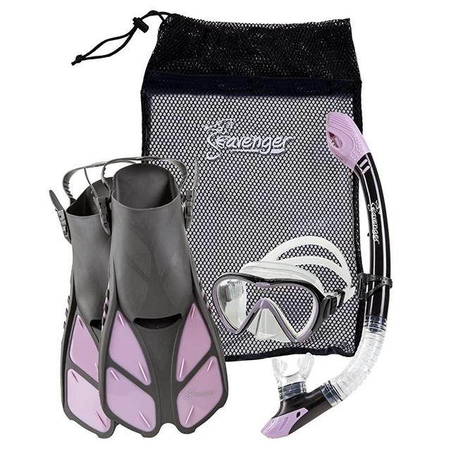 Seavenger Aviator Snorkeling Set with Gear Bag