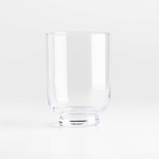 Soto Clear Glass Hurricane Candle Holder 7"