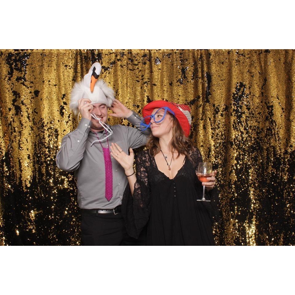 Fun Fact: Whenever there is a photo booth TJ and Madi will take pictures. They have accumulated a mini collection of photo strips