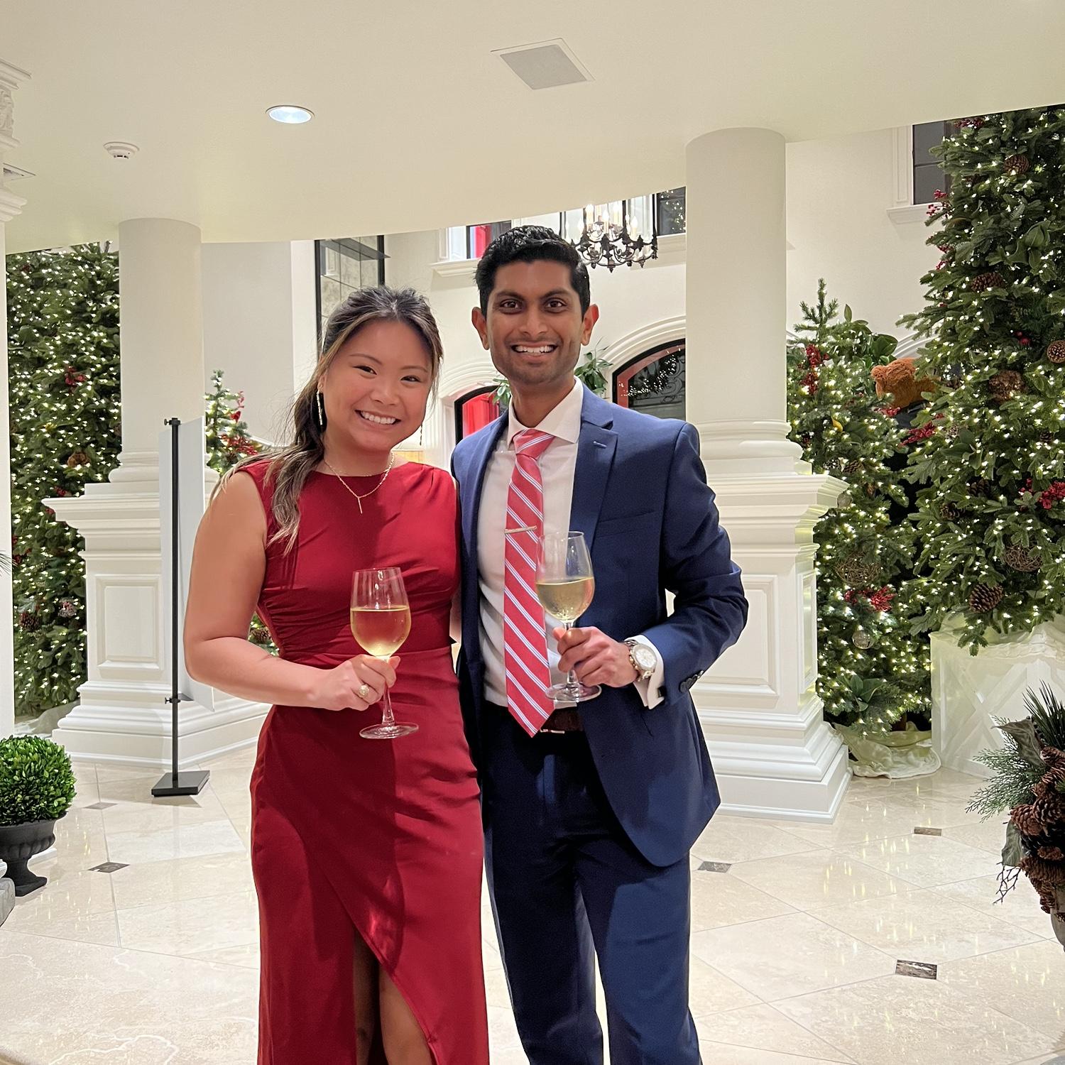 Looking festive for a holiday event!