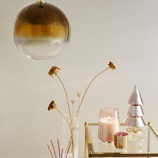 Fa La Pink Pine Winsome Glass Candle