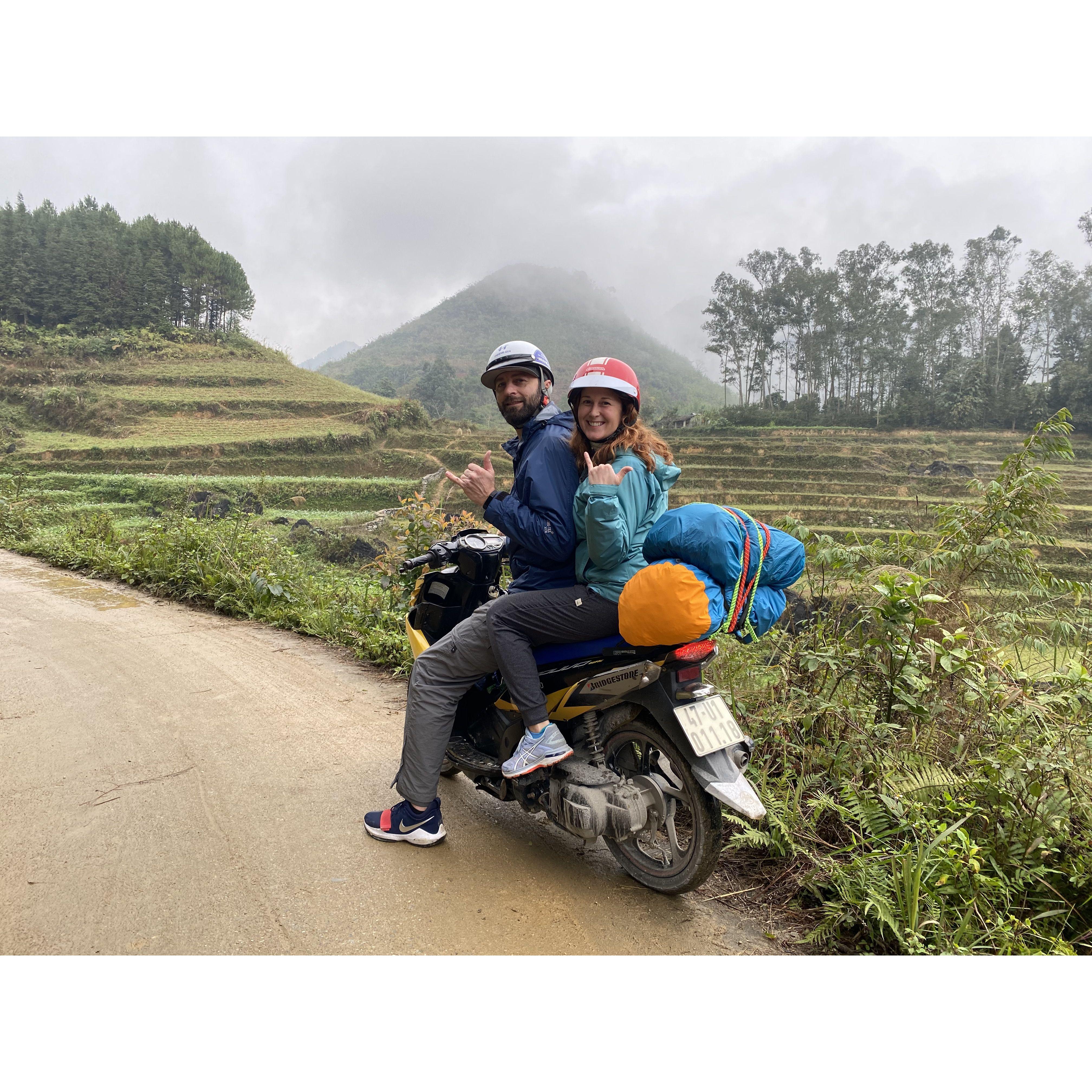 Motorbiking on "The Loop" in Northern Vietnam