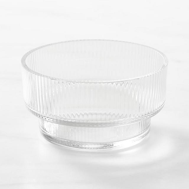 Optic Glass Nut Bowl, Each