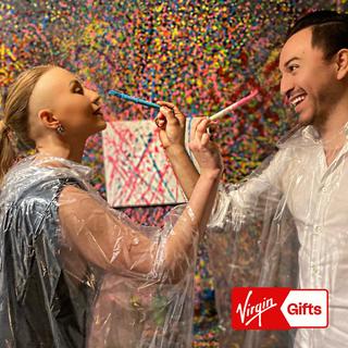 Fun Splatter Painting Date Night - Dallas